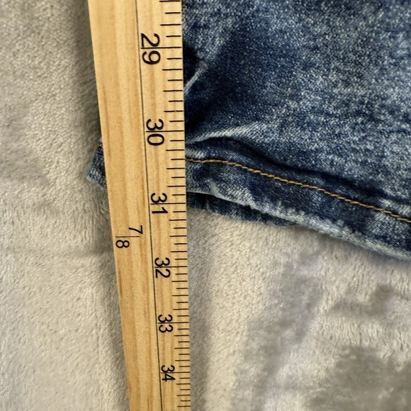 HARD SODA Men's Distressed Wash‎ Slim Fit Jeans W36 Blue Denim - Picture 4 of 8